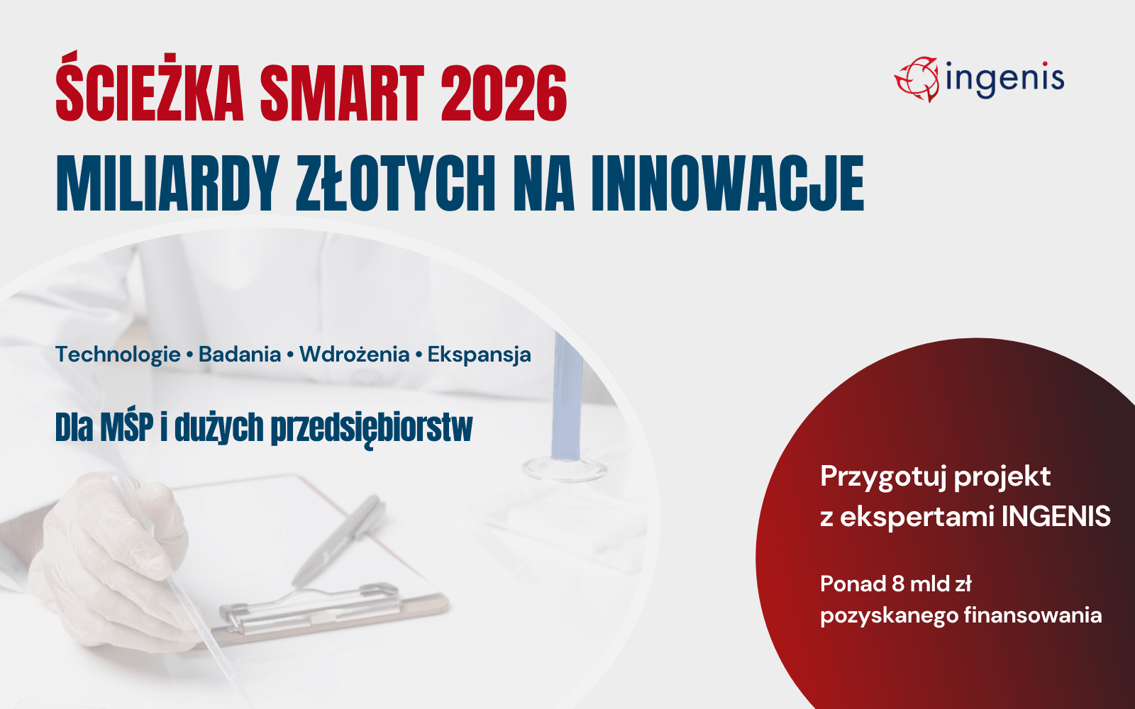 Ścieżka SMART 2026: miliardy na innowacje dla MŚP i dużych firm - ruszają strategiczne nabory FENG