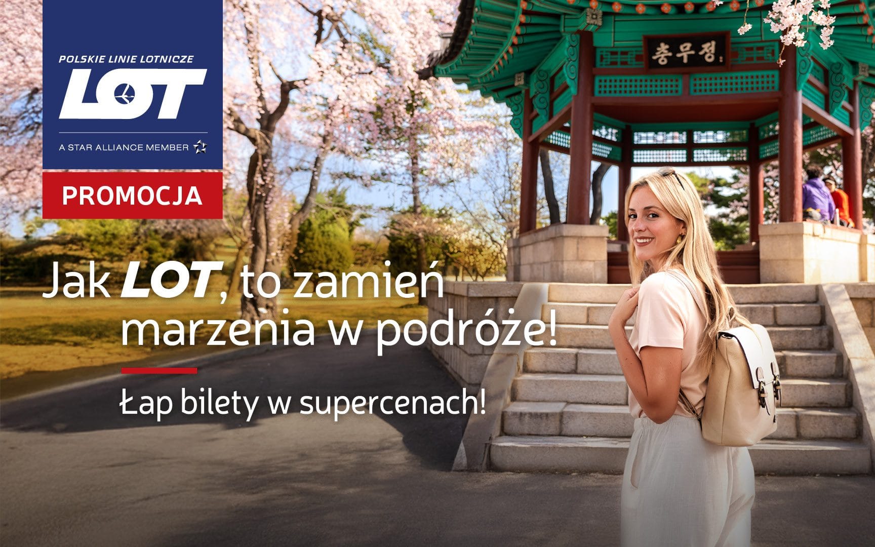 Jak LOT to zamień marzenia w podróże i skorzystaj z Wielkiej Promocji – największej akcji rabatowej narodowego przewoźnika w roku!