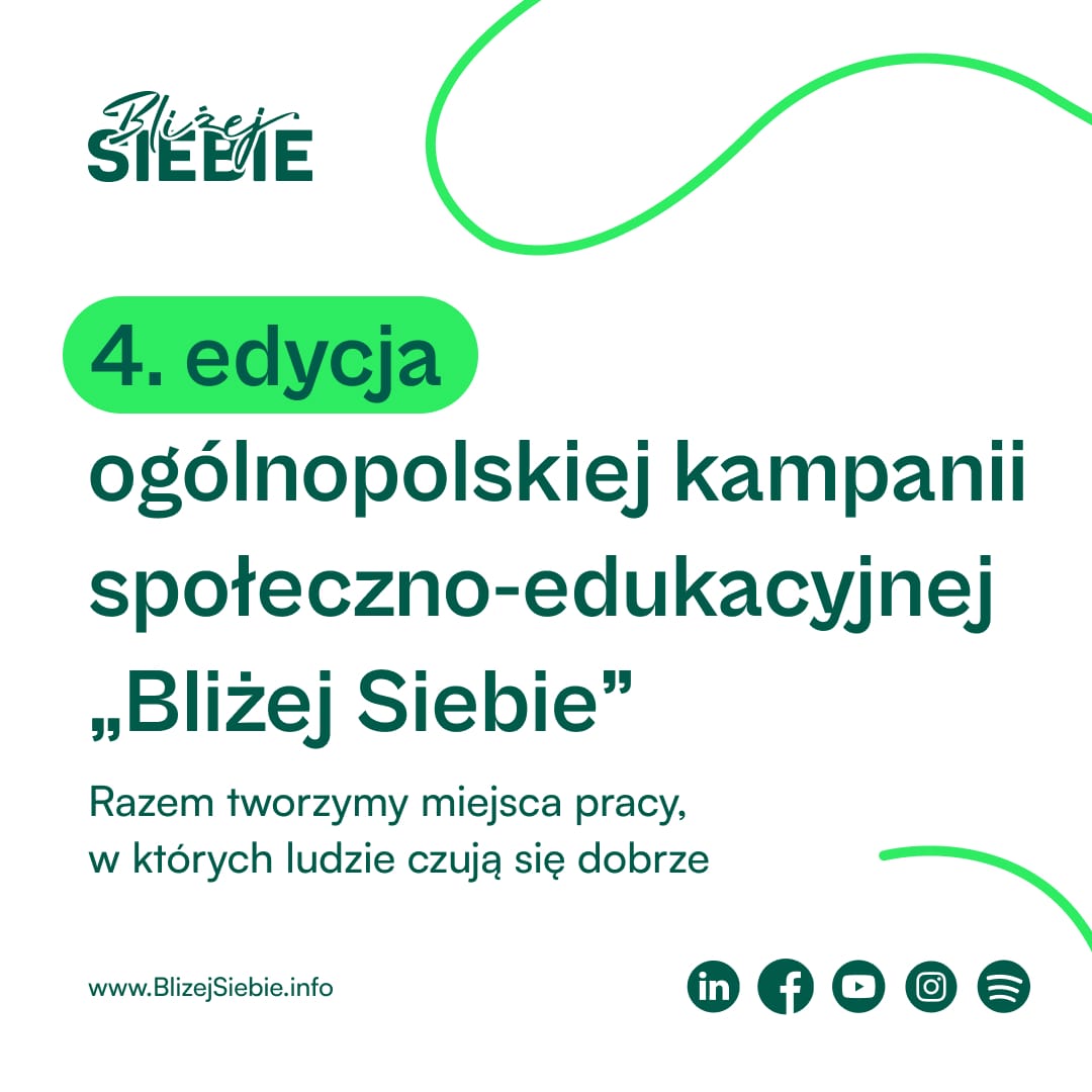 Czwarta edycja ogólnopolskiej kampanii „Bliżej Siebie”